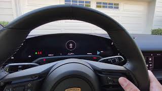 How to Operate and Customize the Digital Instrument Cluster in a Porsche Taycan