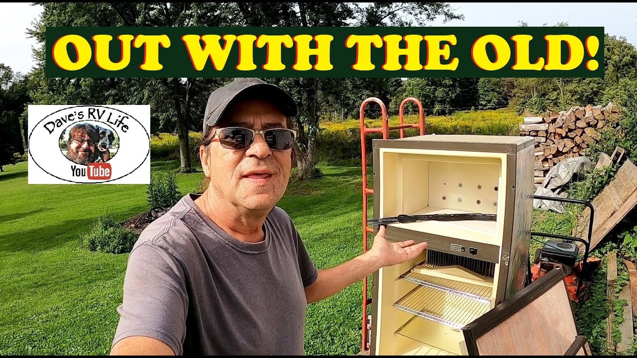 It's Done! Time To Replace The Old RV Fridge Residential Fridge or