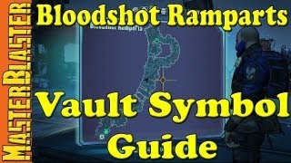Borderlands 2 Bloodshot Ramparts Cult Of The Vault Symbol Challenge Location