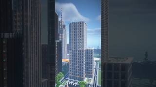 Apartment tower build timelapse #minecraft #minecraftbuild