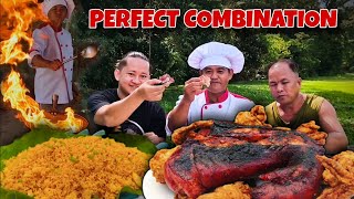 PORK PATA BARBECUE at ANGEL'S FRIED CHICKEN w/ JAVA RICE special collaboration w/ @D.jandAndong Net Worth