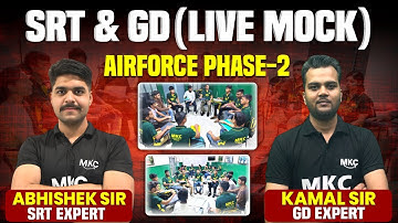 Airforce Phase 2 Preparation | SRT & GD Preparation | Airforce Phase 2 | SRT & GD Live Mock Test