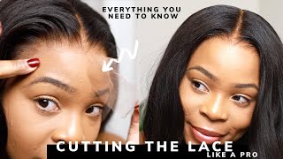 All you need to know: Cutting THE LACE off your wig, CELEBRITY TIPS &  TRICKS