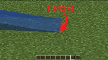 Can 1 pixel of water save me from fall damage?