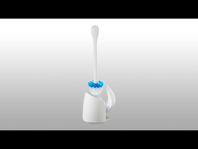 OXO Good Grips Compact Toilet Brush & Canister, White