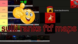 Im ranking ftf maps on a tier list (state the obvious) | flee the facility :)