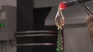 Goblet with Aqua Stem