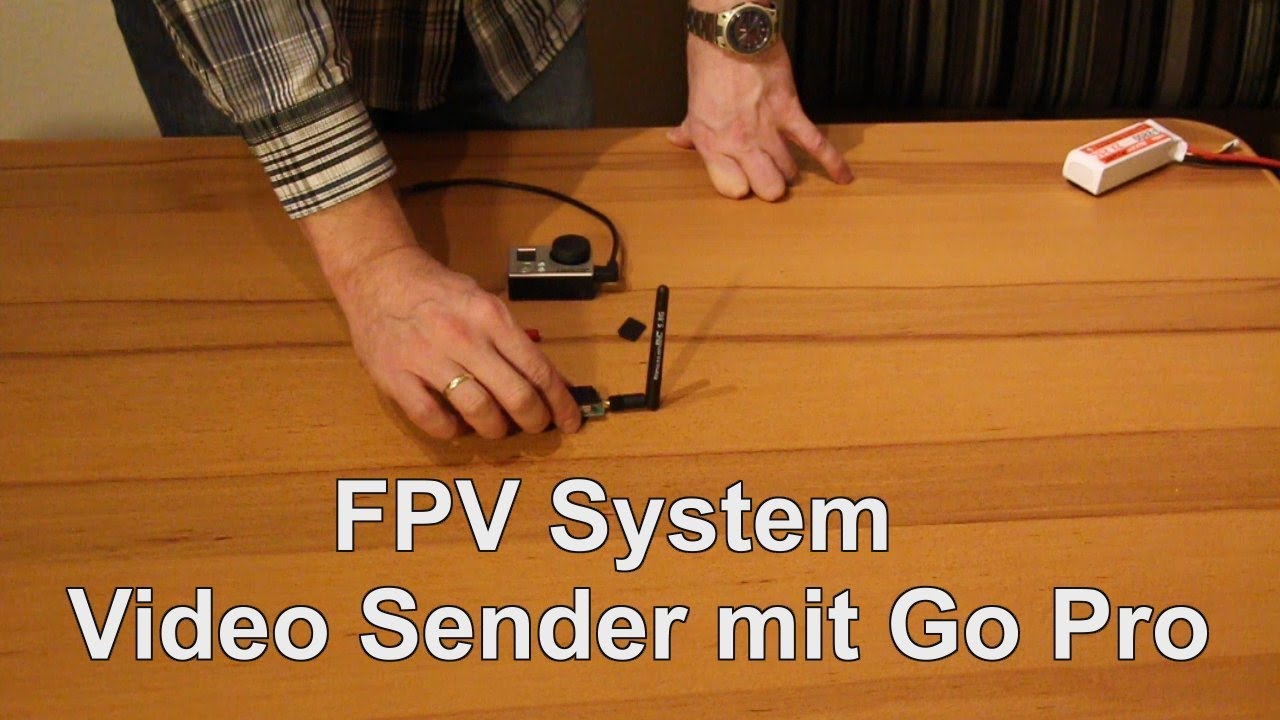 FPV Sender RC Immersion 25 mW 5,8 Ghz and Go Pro hero 3 + Black Edition