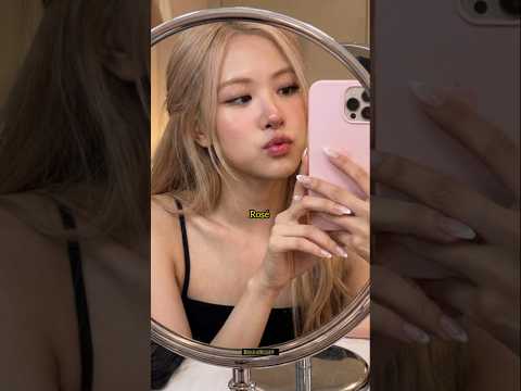 Which BLACKPINK member looks best in the mirror selfie  #rose #jisoo #jennie #lisa #blackpink