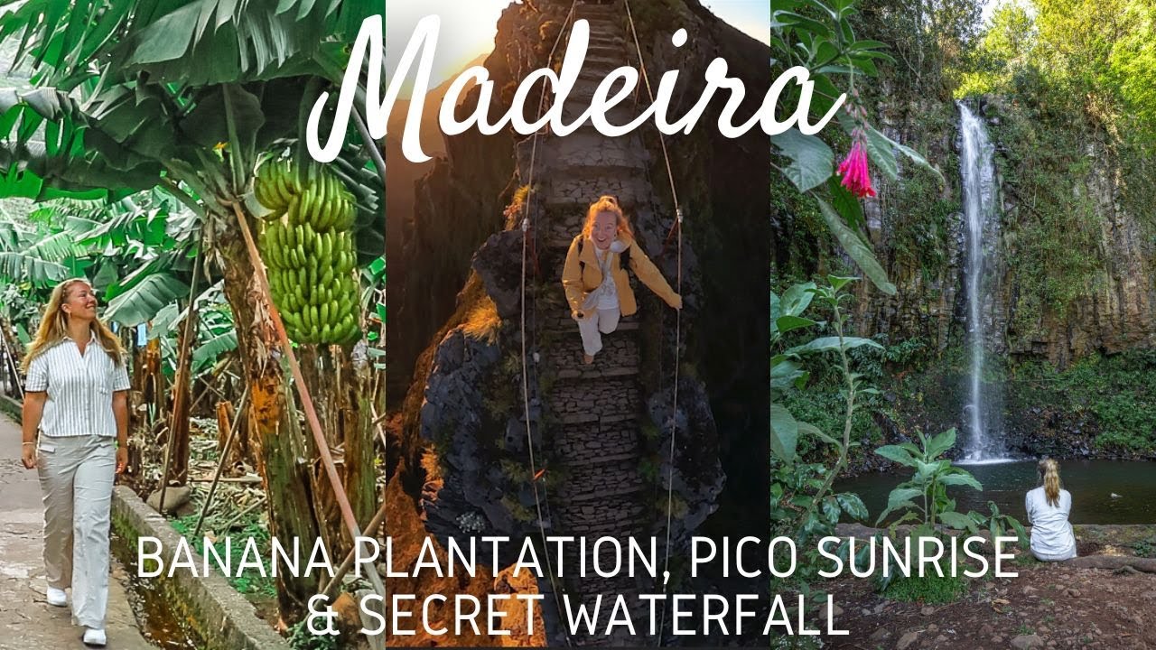 Madeira: Banana Plantation, the reality of Pico do Arieiro at sunrise & a Secret Waterfall
