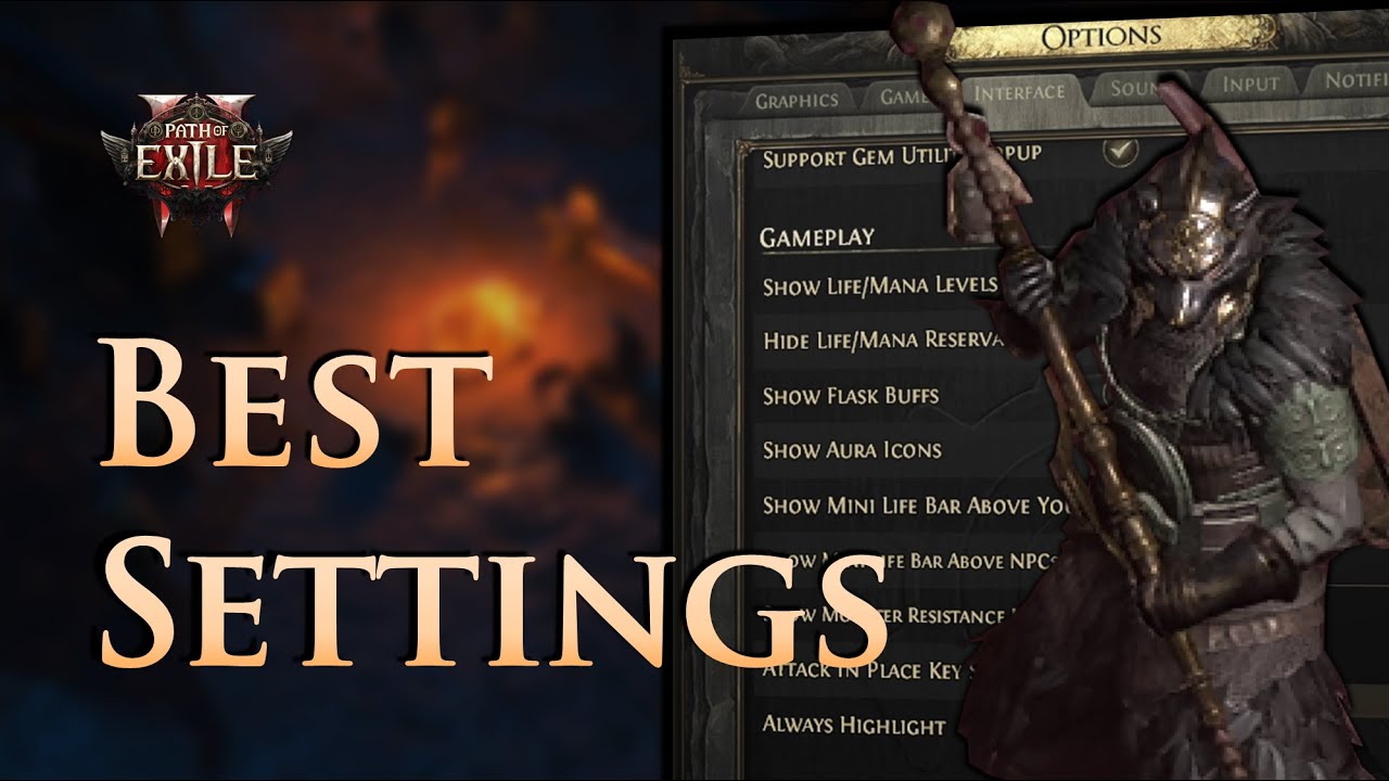 Best Settings Guide for Path of Exile 2 | PoE 2 PC - YouTube