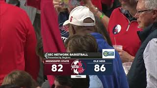 HIGHLIGHTS | Ole Miss Men's Basketball defeats MSU 86 - 82 (1/30/24)