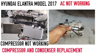 2017 hyundai elantra ac compressor replacement?hyundai elantra condenser replacement? Elantra car