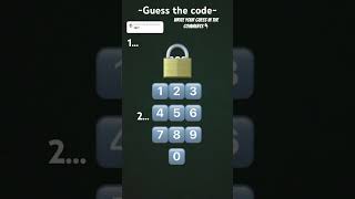 Guess the code!! #shorts #fyp