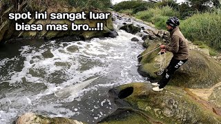 spot seperti ini yang saya cari | Jala ikan dapat banyak ikan besar2 | cast net fishing #32