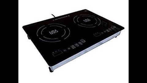 True Induction MD-2B Mini Duo Portable Counter Inset Double Burner Induction Cooktop, 120V, Black