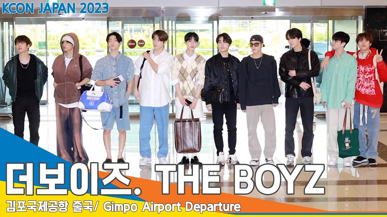 더보이즈(THE BOYZ), 패션 구멍 없는 멋쟁이 그룹!(케이콘 출국)✈️KCON JAPAN 2023 Airport Departure 23.5.11 #Newsen