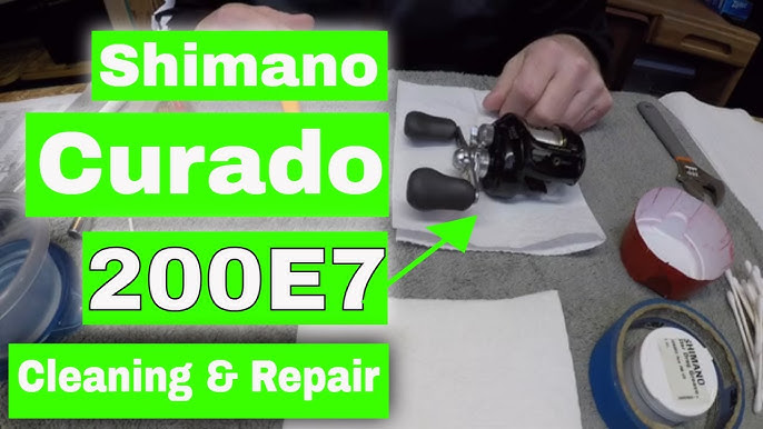 Shimano Curado 200 G6 with Diawa Handle, carbon drag ceramic bearings! 