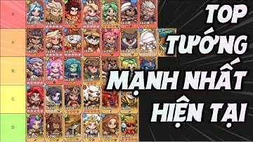 Bảng xếp hạng TOP TƯỚNG mạnh nhất bản hiện tại ⚔️ | Top Heroes Tier List 2025
