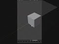 Move Origin Like a Pro in Seconds  #blendertips #blender3d #3dmodeling #blender