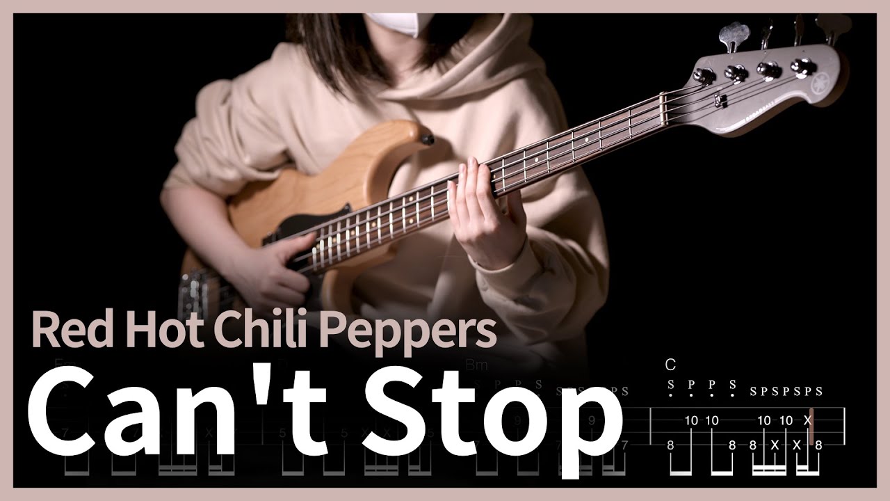 115.(Slap)Red Hot Chili Peppers - Can't Stop 【★★★★☆】 (Bass Cover) | 베이스 악보[TAB]