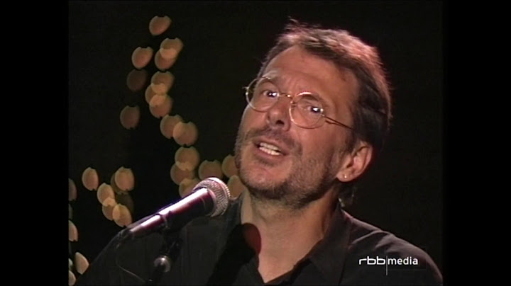 Reinhard Mey - Wir -  Live 1993