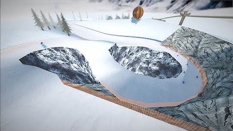 SuperTuxKart - Icy Downhill (max graphics)