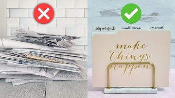 PAPER CLUTTER: Tips to try now!