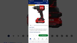 Today only... the new craftsman v20 compact brushless drill driver and impact driver kits are $69!