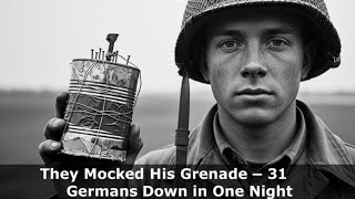 They Mocked His “Homemade Grenade” — Until It Took Out 31 Germans in a Single Night