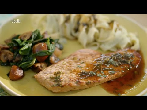 Video: Snelle Braadpan Met Vlees, Spinazie En Champignons