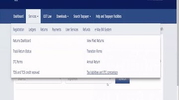 GST Portal Update : New Look of GST Liability and ITC Comparison Table on GST Portal