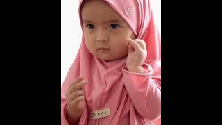 Gamiset daily Gamis Anak Bayi Wanita Murah Fashion Set Anak Muslim Nuha Soft Green M 1 Tahun screenshot 3