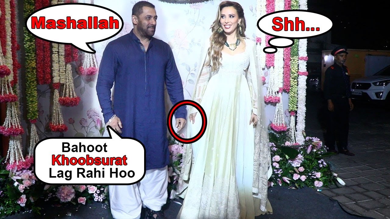 Salman Khan Openly Flirts With GF Lulia Vantur As They Arrives For Arpita Khan Ganpati Puja 2023