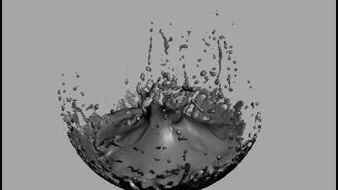 fluid simulation -  monkey