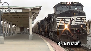 NS Mixed Manifest - Lead NS 9140 (C40-9W), NS 8851(C40-9) & NS 9966 (C40-9W)