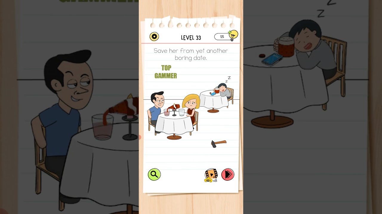 Brain Test All-Star: IQ Boost level 33 gameplay walkthrough Solution