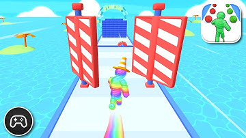 Rope Man Run - Gameplay Walkthrough Part 78 - Basic Solution Levels To Play (iOS, Android)