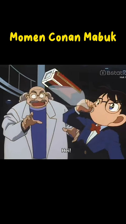 Conan Mabuk😁 #ranmouri #shinichikudo #detectiveconan #short