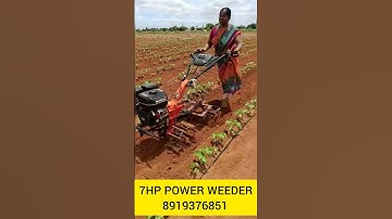 power weeder 7 hp with attachments