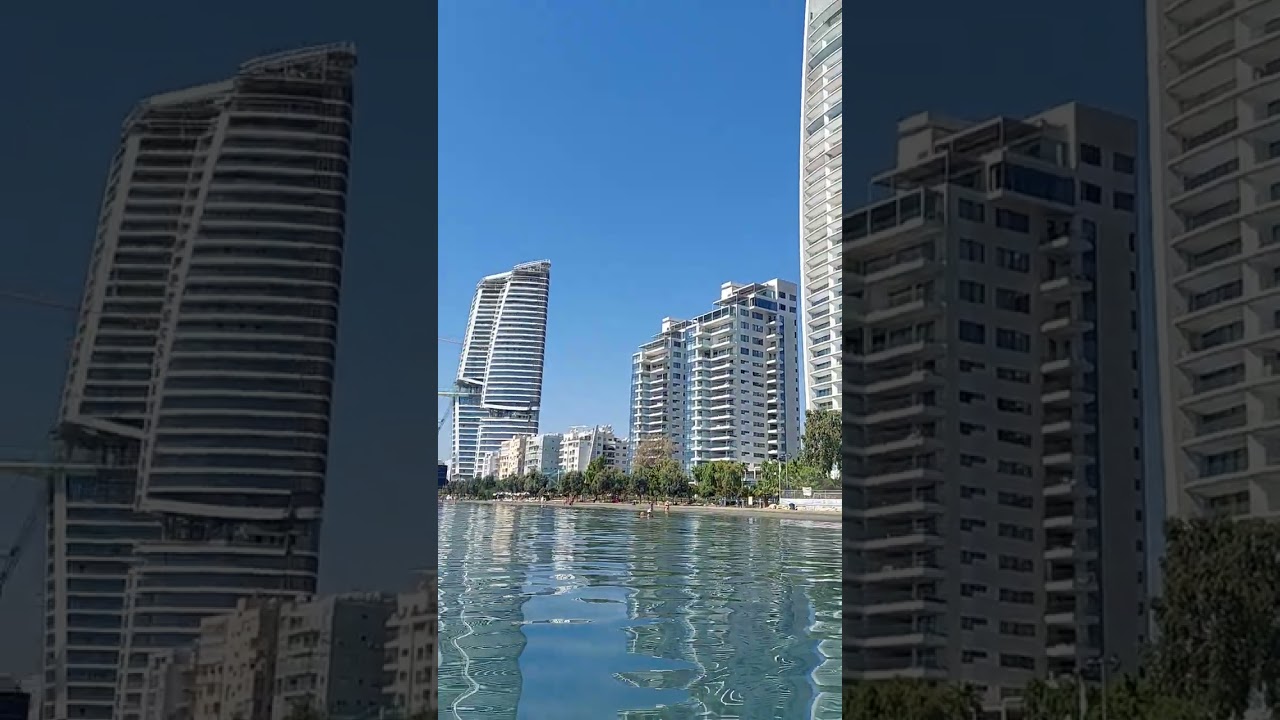 Cyprus. Limassol Beach. 4,October. Кипр. Лимассол пляж.