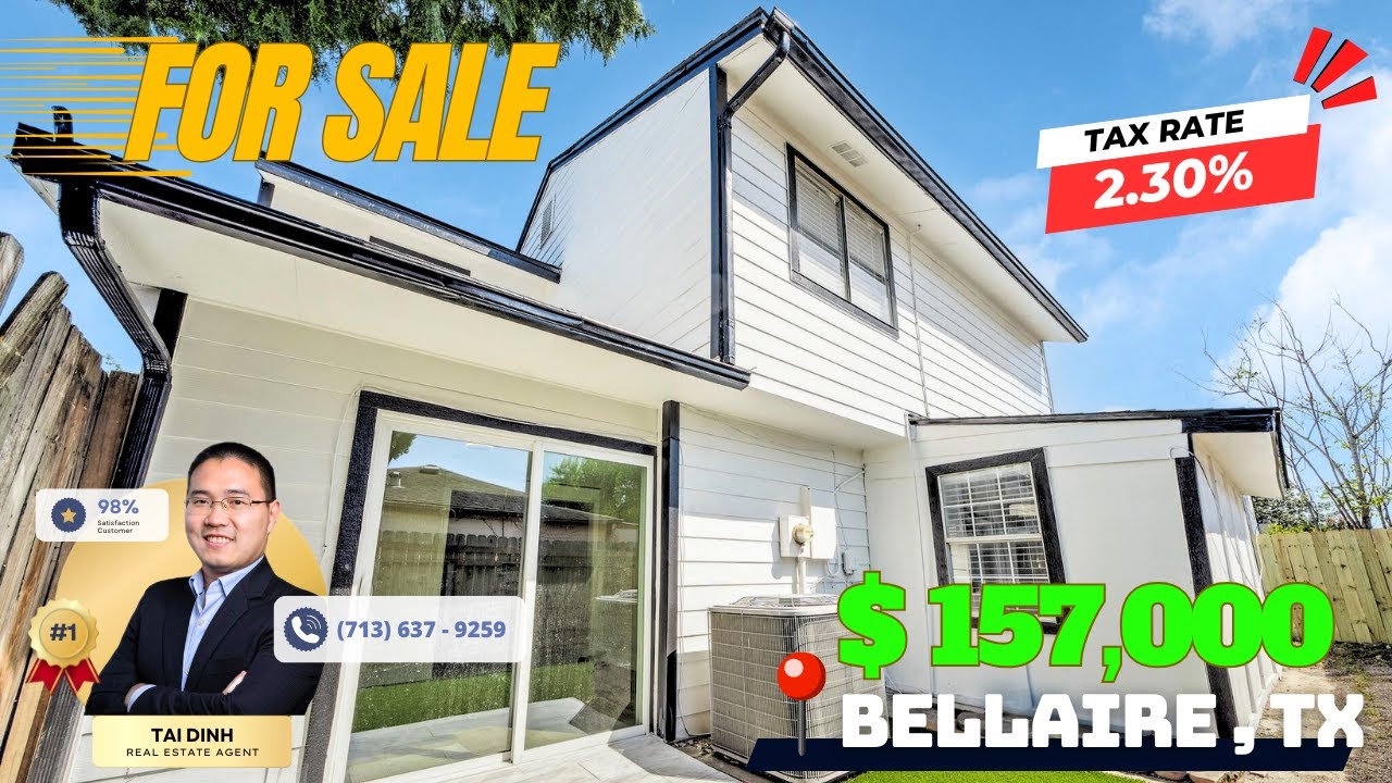 [013-25] BÁN 2 CĂN NHÀ GIÁ CHÌ TỪ $157K - $287K NGAY TRUNG TÂM NGƯỜI VIỆT BELLAIRE, TX