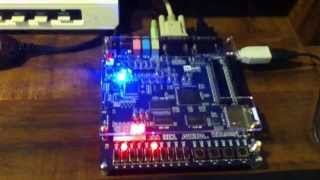 Atari 800XL computer FPGA loading 8bit Pac-man Arcade