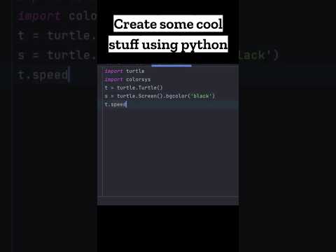 Create Some Amazing Graphics Using Python Turtle Save It and Share It!! #python #graphics #trending