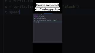 Create Some Amazing Graphics Using Python Turtle Save It and Share It!! #python #graphics #trending