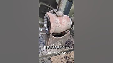 #cncmachine Yudu customized three-way CNC milling machine for processing valve#valves