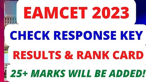 2023EAMCET Marks Vs Rank TSEAMCET 2023 Results