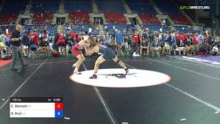 2018 USMC-USAW Cadet & Junior FS Nationals/Cadet 138 Round Of 32 - Evan Bennett (OH) Vs. George Ru