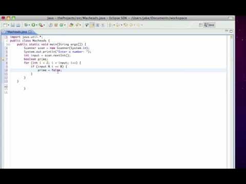 Java Lesson 7 | Making Prime Number Program - YouTube