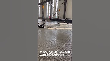 VANSE Concrete Laser Screed Machine Construction Site #laserscreed #levelconcrete #concrete